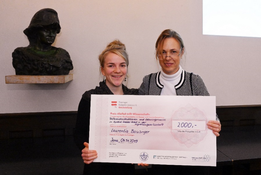 2019: Laurentia Bausinger mit der Bachelorarbeit