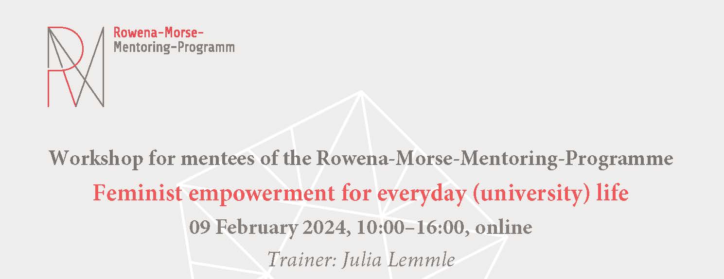 Workshop for mentees of the RMMP: Feminist empowerment for everyday (university) life