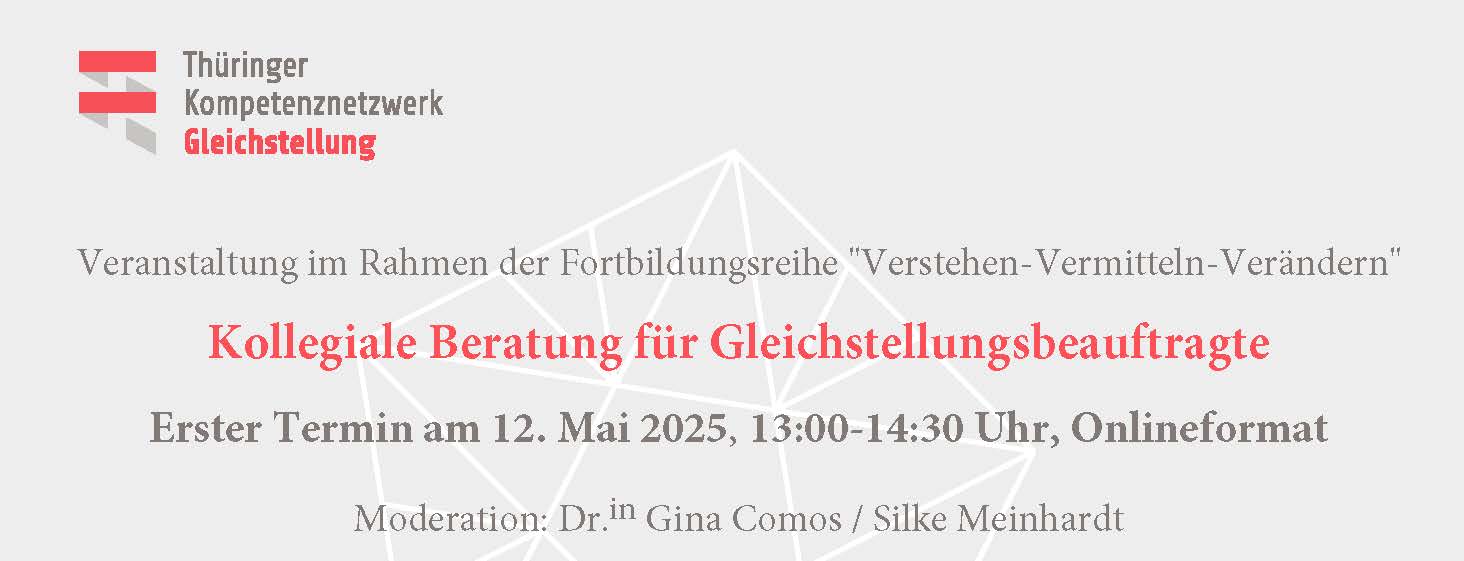 TKG-Jahresgruppe: Kollegiale Beratung für Gleichstellungsbeauftragte