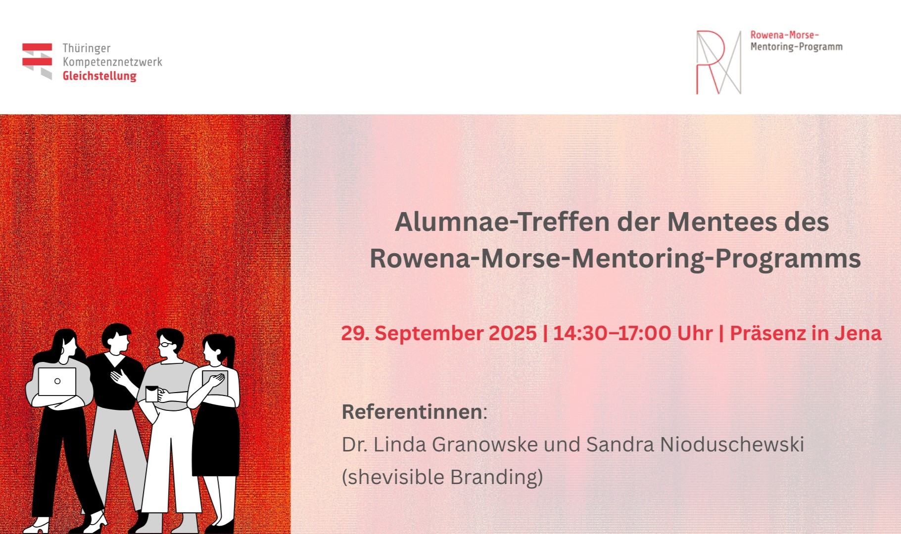 Veranstaltung im RMMP: Alumnae-Treffen der Mentees des Rowena-Morse-Mentoring-Programms